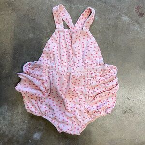 Alice + Ames Pink Polka Dot Romper - 3T